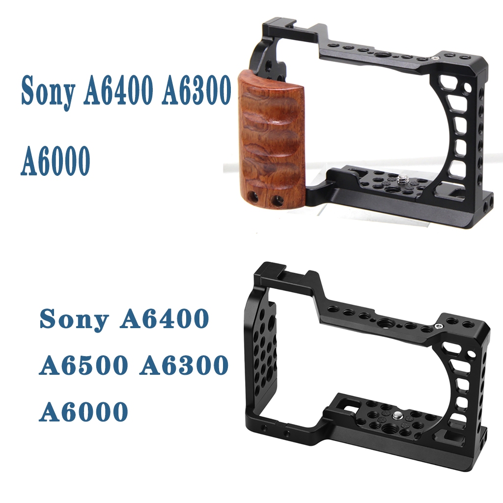NovelGal อลูมิเนียมกล้อง Rig วิดีโอฟิล์มภาพยนตร์ทํา Stabilizer สําหรับ Sony A6500 A6000 A6300 A6400 