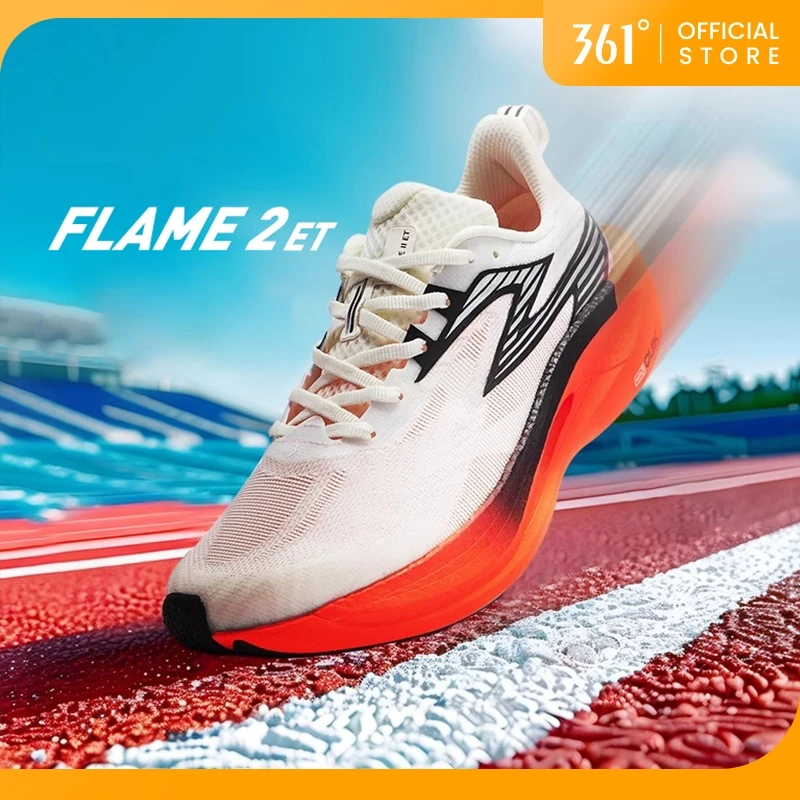 361 Degrees Flame 2.5 ET รองเท้าวิ่งชายมาราธอน เรซซิ่ง ระบายอากาศ 672442207 thumbnail 3