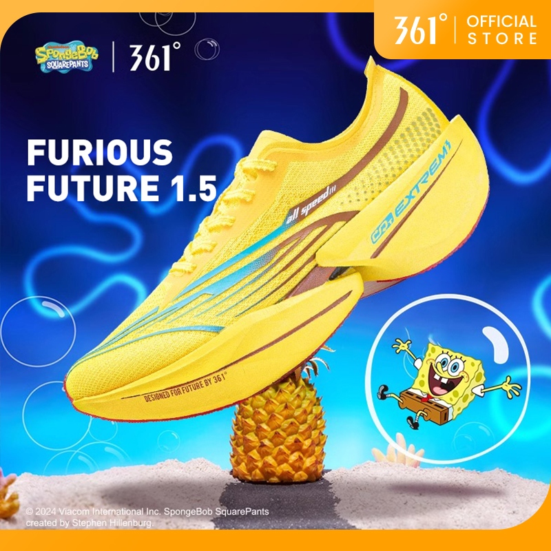 361 Degrees Furious Future 1.5 รองเท้าวิ่งมาราธอน  องศา 361 องศา สําหรับผู้ชาย และผู้หญิง 672412227