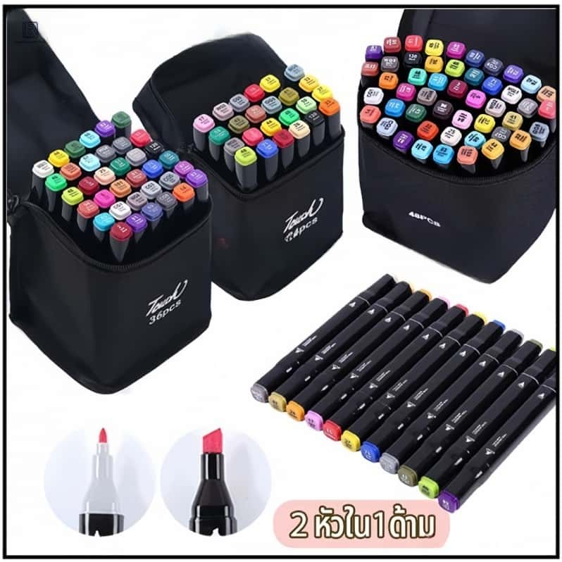 LR เมจิกสี  ปากกาสี ปากกาเมจิก สีเมจิก  สีเมจิกเด็ก  สีหัวพู่กัน สี marker ชุดสีเมจิก สีเมจิกori  ปา