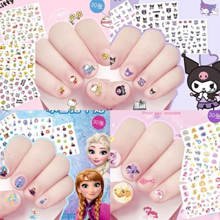 สติกเกอร์ติดเล็บ ลายการ์ตูนแมวน่ารัก คุโรมิ KT Cat เด็ก สติก…