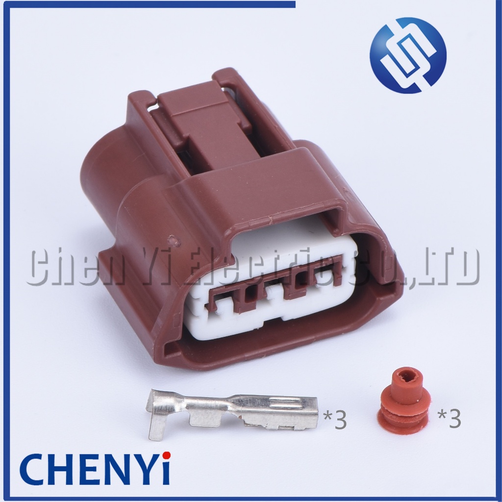 3ขาอัตโนมัติสายไฟเชื่อมต่อกับสายไฟรถยนต์คอยล์จุดระเบิดกันน้ําซ็อกเก็ตสําหรับนิสสัน6189-0780 6189-109