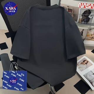 【พร้อมส่ง】🔥NASA ผ้าฝ้ายแท้100% เสื้อ ทรงโอเวอร์ไซส์ เสื้อยืด ลายพิมพ์หมีน้อยกราฟฟิตี้🎨 ใส่ได้ทั้งชายหญิงYG858