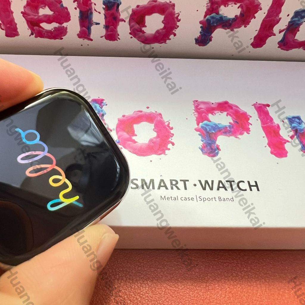 2025 mini สมาร์ทวอท์ช 42 มม.hello 4 mini 1GB Watch10 S10 เพลงท้องถิ่นผู้ชาย NFC Smartwatch hello plu