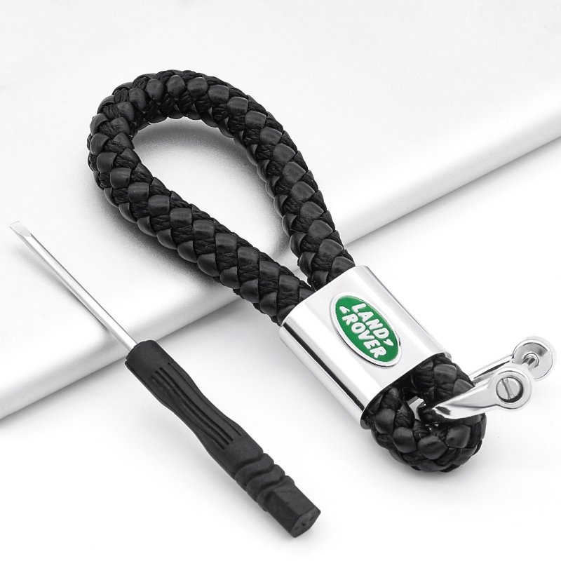 Land Rover เตรียมเชือกพวงกุญแจรถ 3D โลโก้สําหรับ Land Rover Range Rover Evoque Velar Defender Discov