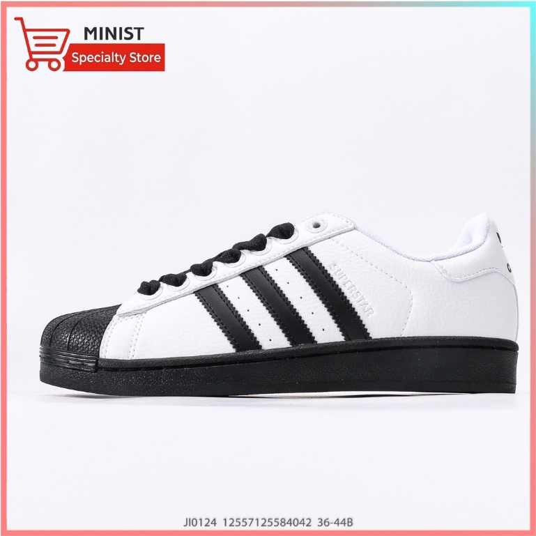 Originals SUPERSTAR II (JI0124) Shell Head Series High end Classic Retro ทนทานด้านล่างหนาสบายรองเท้า
