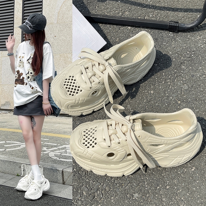 💕คุณภาพสูง💕ฤดูร้อน ผู้หญิง รองเท้าชายหาด แฟชั่น รองเท้าแตะ ระบายอากาศได้ รองเท้าผ้าใบ # 2138💕