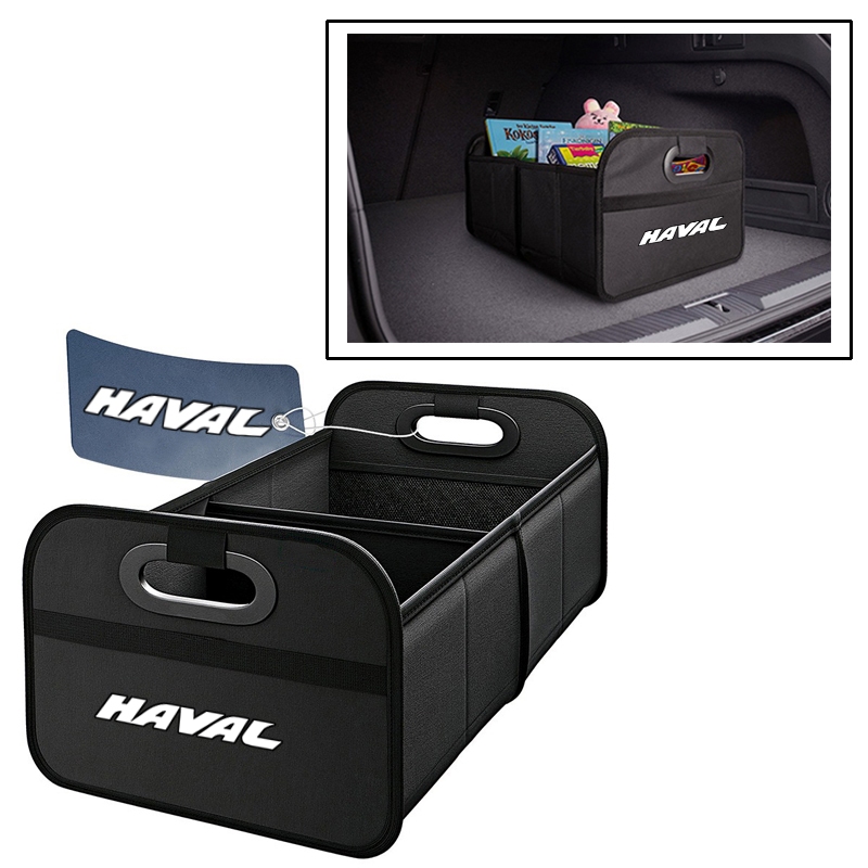 Fit Haval รถ Trunk กล่องเก็บหนาพิเศษขนาดใหญ่ความจุผ้า Oxford คอนเทนเนอร์หลายกระเป๋าสําหรับ H1 H2 H6 