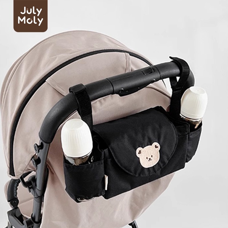 July Moly กระเป๋าใส่รถเข็นเด็ก กระเป๋าใส่ผ้าอ้อม กระเป๋าใส่ผ้าอ้อม กระเป๋าลากขวดและแก้ว Mummy bag