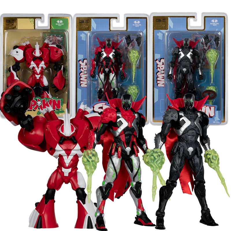 [มีในสต็อก]ของเล่น McFarlane ROBOT WARS SPAWN THE DEVIANT (RAT CITY) DC Multiverse Batman 7 นิ้วรูปต