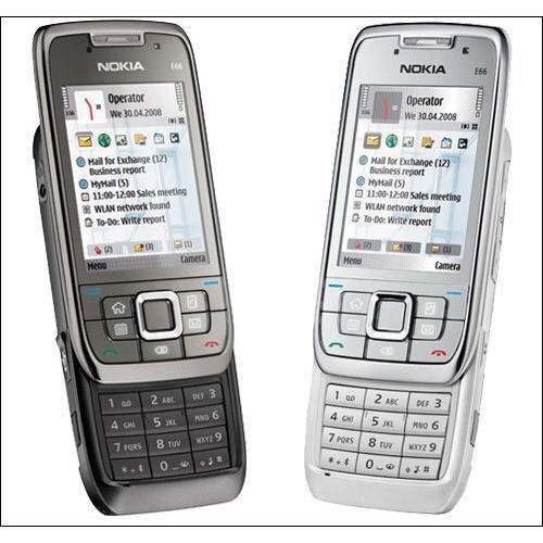 โทรศัพท์มือถือ Nokia E66 3G WIFI Slide ของแท้ครบชุด