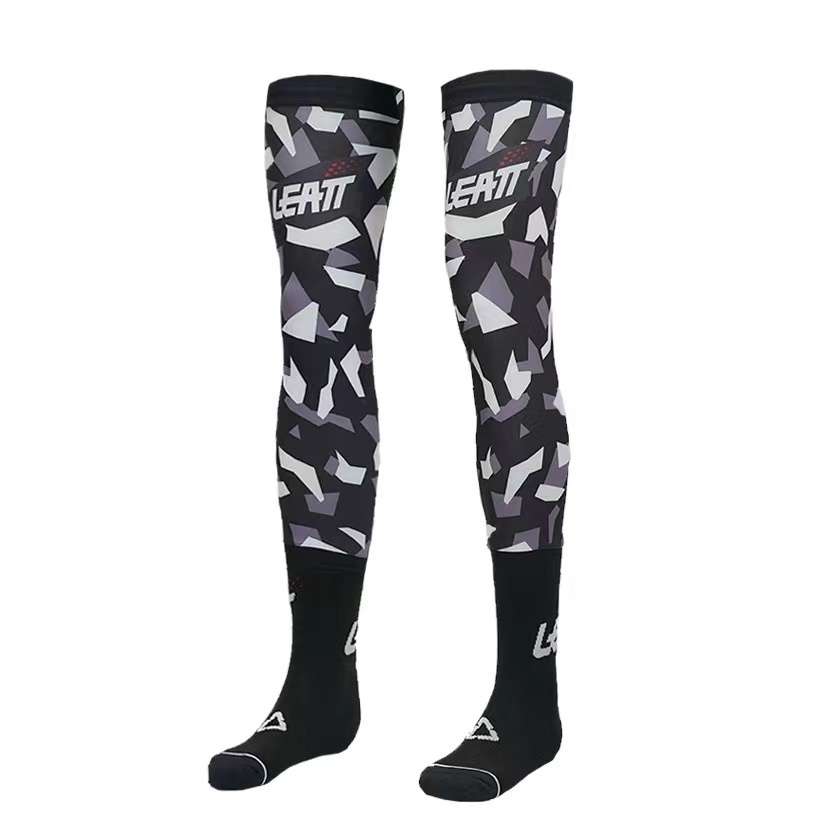 Leatt SCOTT ผู้ใหญ่แข่งถุงเท้าสูงเข่า/วิบากเหมาะสําหรับ Off-Road Bike/Stay Bike ขี่ถุงเท้า