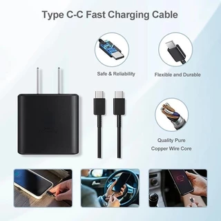 [45W] Super Fast Charger 45W หัวชาร์จ+สายชาร์จ type C รองรับรุ่น S20 S21 S22 A70 A71 A72