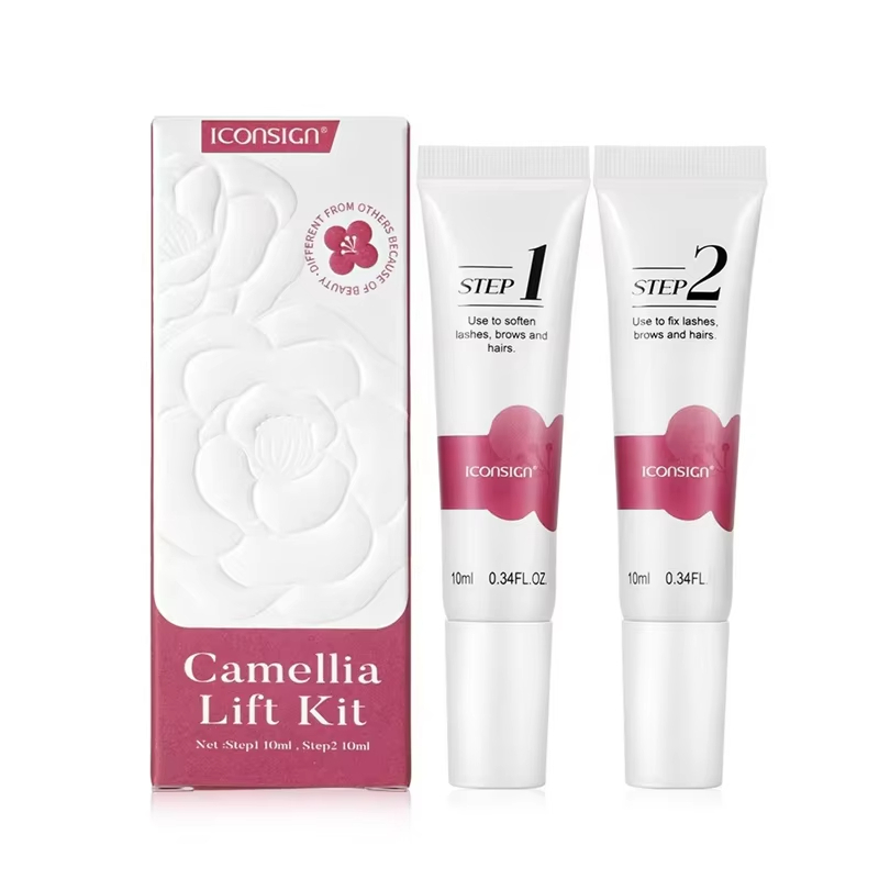 Iconsign Lash & Brow Perming Set สําหรับ Lash Brow Lift Perm Fixation Tube Set Lotion Deep Nourishing Eyes Perming 10ml