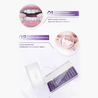 OTOOTH แผ่นแปะฟันขาว DIAMOND TEETH STRIPS – 7 แผ่น| หลังใช้รู้สึกว่าสีฟันดูสะอาดขึ้น| ใช้อย่างต่อเนื่องเริ่มเห็นความเปลี่ยนแปลง| แผ่นแปะฟอกฟันTS02-d2