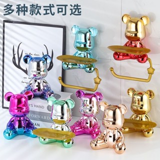 การ์ตูนหมีพรุนฟรีกล่องกระดาษทิชชูห้องน้ําม้วนกระดาษหลอดถ้าใบ…