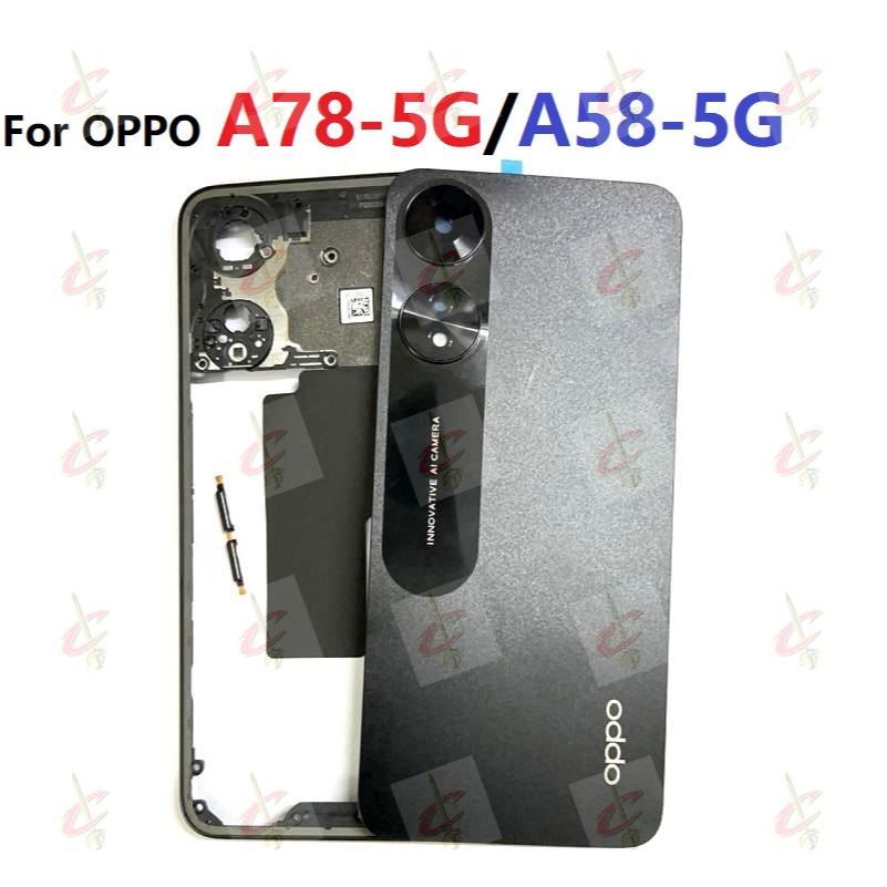 บอดี้ Body ฝาหลัง บอดี้กลาง สําหรับ  OPPO A78 5G A58 5G CPH2483 CPH2495