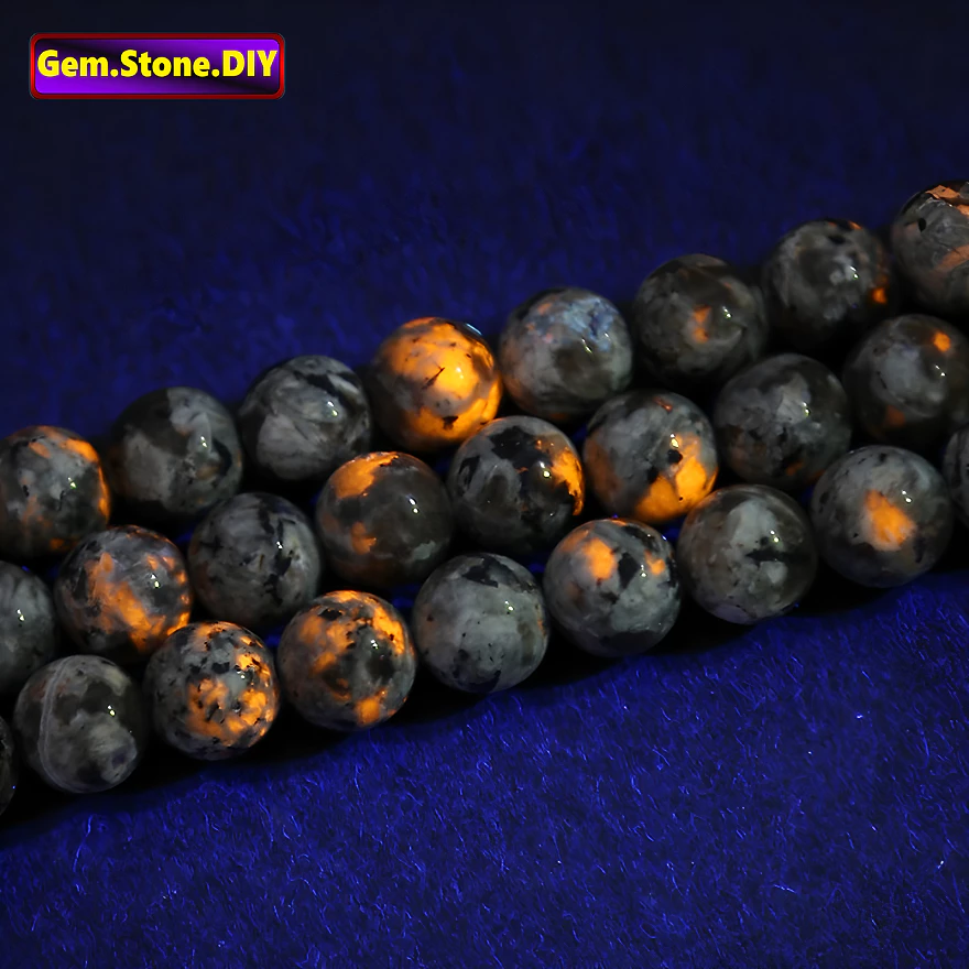 Yooperlite Natural Stone,Loose Bead ยูเพอร์ไลท์ หินธรรมชาติ,หลวมลูกปัด ตัวเว้นวรรค สําหรับสร้อยข้อมือ/สร้อยคอ/แหวน/ต่างหู,ขายส่งแฮนด์เมดทําเองเครื่องประดับอุปกรณ์เสริม,สร้อยข้อมือหินคริสตัลเฮมสโตน,ลูกปัดคริสตัล
