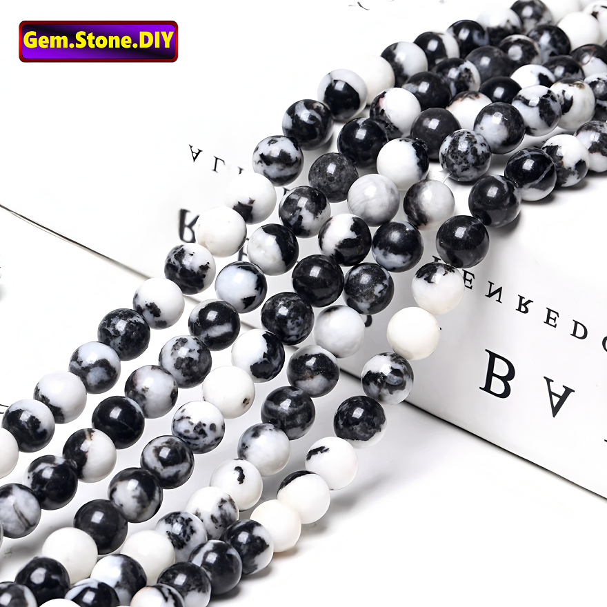 Zebra Jasper Natural Stone，Loose Bead ม้าลาย แจสเปอร์ หินธรรมชาติ,หลวมลูกปัด ตัวเว้นวรรค สําหรับสร้อยข้อมือ/สร้อยคอ/แหวน/ต่างหู,ขายส่งทําด้วยมือทําเองเครื่องประดับอุปกรณ์เสริม,สร้อยข้อมือหินคริสตัลเฮมสโตน,ลูกปัดคริสตัล