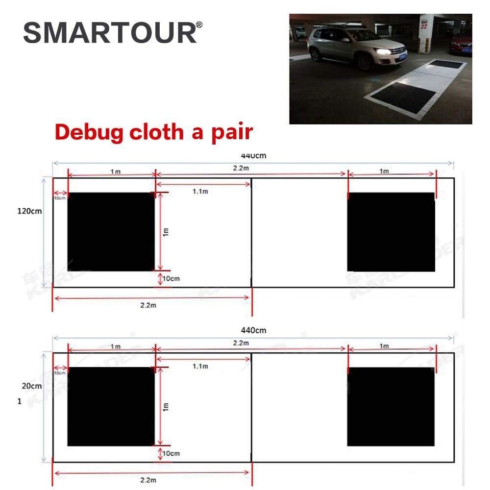 ผ้าสอบเทียบอัตโนมัติ Smartour ผ้าสำหรับ Android 360 องศาระบบกล้องพาโนรามารถยนต์