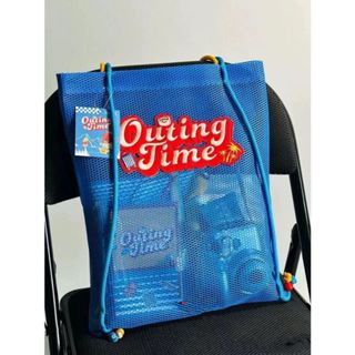 ฟูจิตาข่ายกระเป๋าชายหาดเกาหลีระดับไฮเอนด์แฟชั่นกระเป๋าตาข่าย…