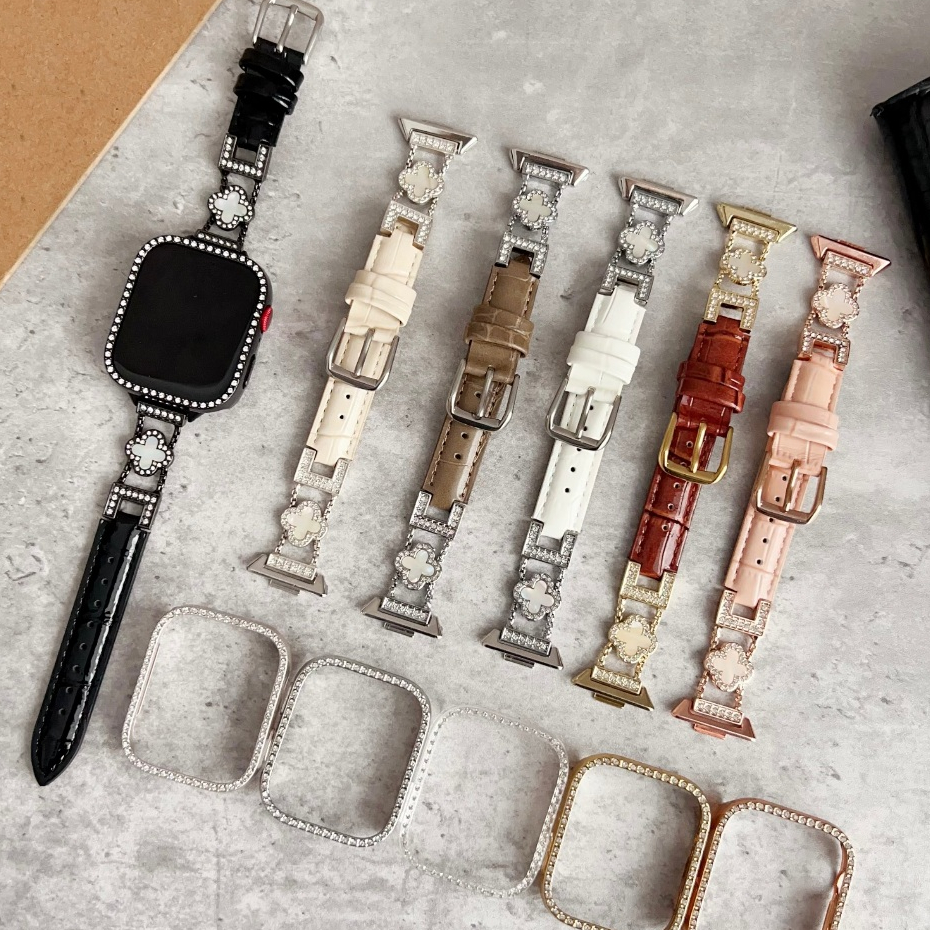 Clover Diamond Strap Case For สาย Huawei Watch Fit 4 pro สําหรับ Huawei Watch Fit 3 Strap Samrt Watc