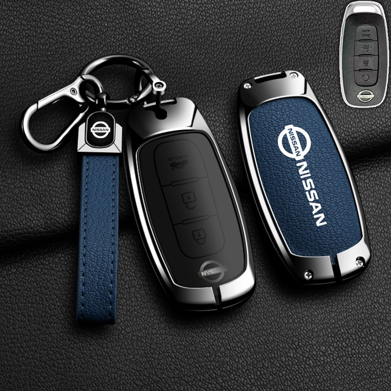 โลหะผสม เคสรีโมตกุญแจ 2 3 4 ปุ่ม สําหรับ Nissan serena C28 X-trail T33 Qashqai J12 Teana Altima Ariy