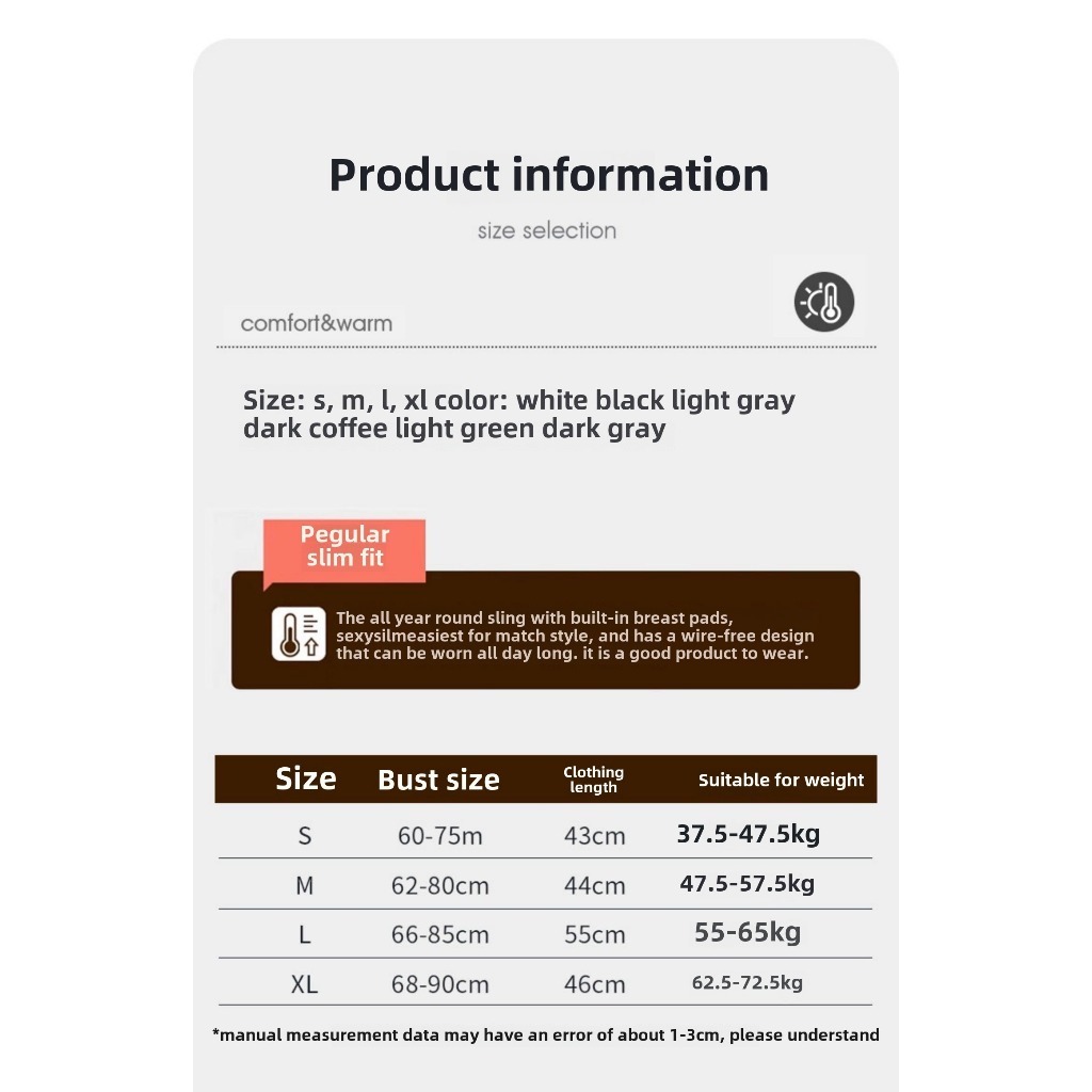 2 IN1 BRA-Top คุณภาพสูงสาวร้อน I-line Vest พร้อมสายคล้องไหล่บางผู้หญิงพร้อมแผ่นรองหน้าอกความงามกลับด้านบน - รูปที่ 7