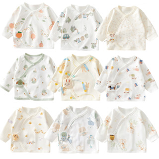 0-3ม ทารกแรกเกิดแขนยาวท็อปส์เด็กผ้าฝ้ายอบอุ่นคาร์ดิแกนเสื้อ