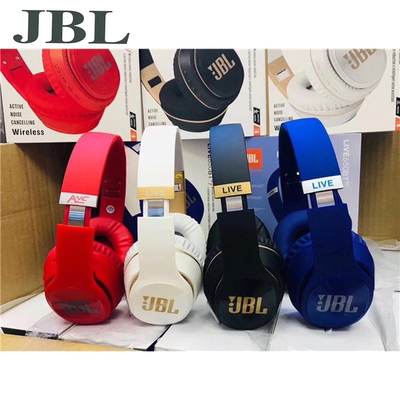 650bt Bluetooth Music HIFI หูฟังไร้สายความถี่ต่ําพร้อมไมโครโฟน (ไมโครโฟนในตัว)