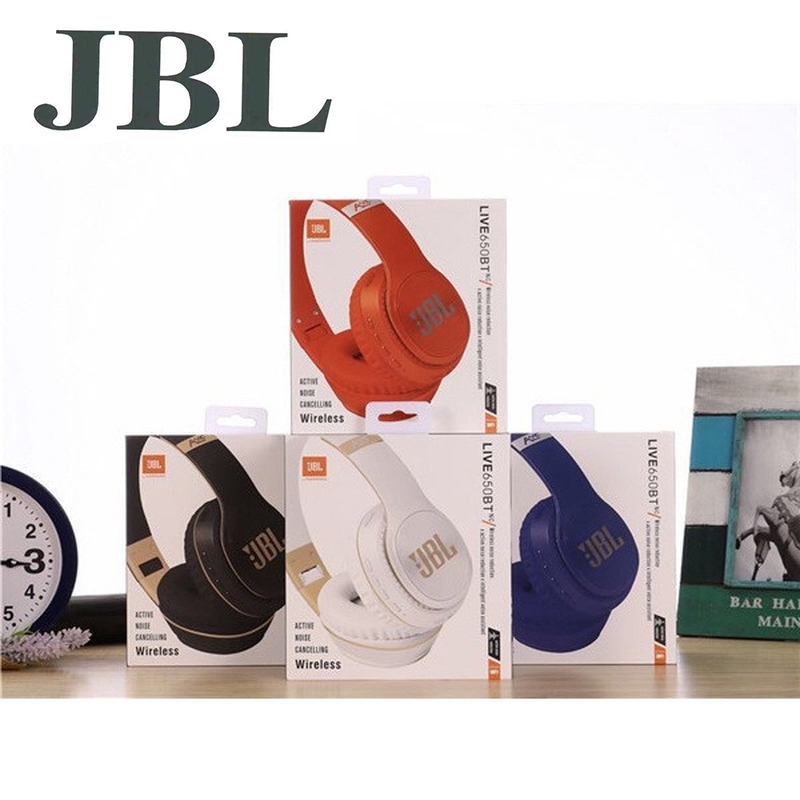 650bt Bluetooth Music HIFI หูฟังไร้สายความถี่ต่ําพร้อมไมโครโฟน (ไมโครโฟนในตัว)