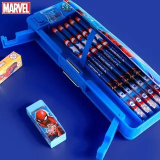 พร้อมส่ง กล่องดินสอ TRANSFORMERS กล่องดินสอ เปิด 2 ด้าน พร้อมกบเหลาดินสอ