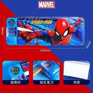 พร้อมส่ง กล่องดินสอ TRANSFORMERS กล่องดินสอ เปิด 2 ด้าน พร้อมกบเหลาดินสอ