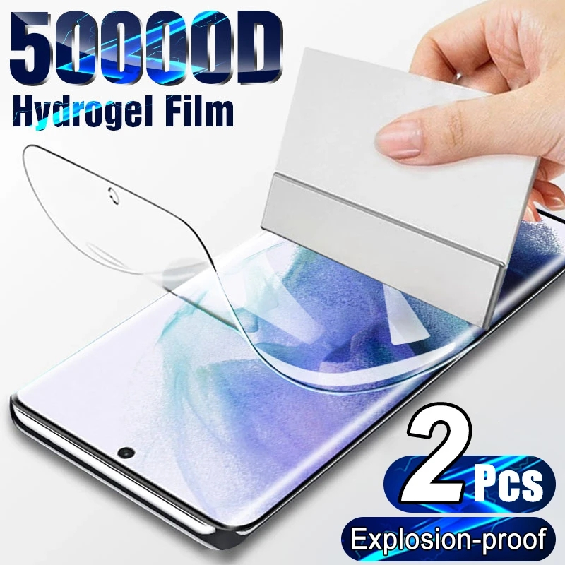 2 ชิ้นเต็มรูปแบบป้องกันหน้าจอฟิล์มสําหรับ POCO F7 Ultra F6 F5 F3 F4 GT X7 X6 X5 M7 Pro 5G Soft Hydrogel ฟิล์มป้องกันหน้าจอ