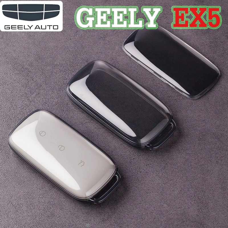 Geely 3 ปุ่มกุญแจรถ Geely EX5 ฝาครอบกุญแจสําหรับ Geely EX5 เคสกุญแจรีโมท