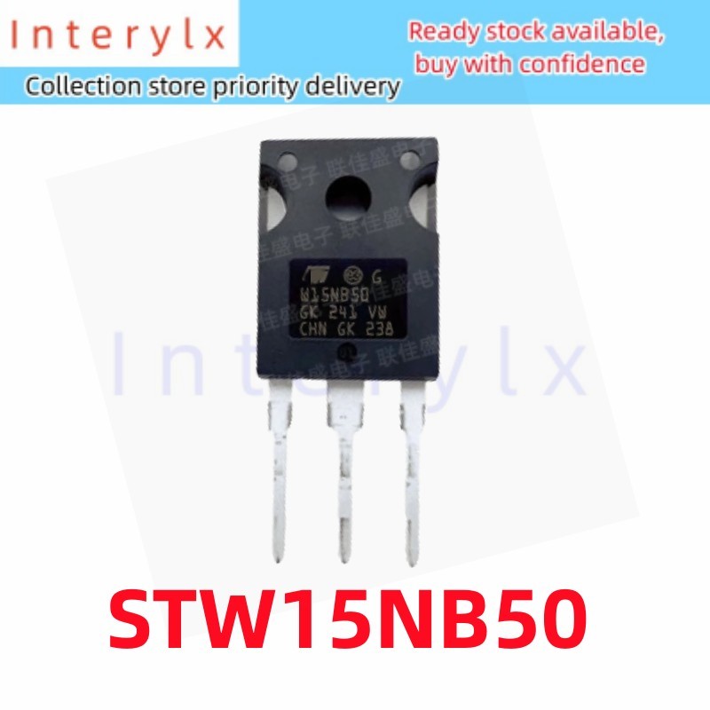 1 ชิ้น/ล็อต W15NB50 STW15NB50 15N50B TO-247 15N50 MOS Field Effect Tube 500V 15A In-Line