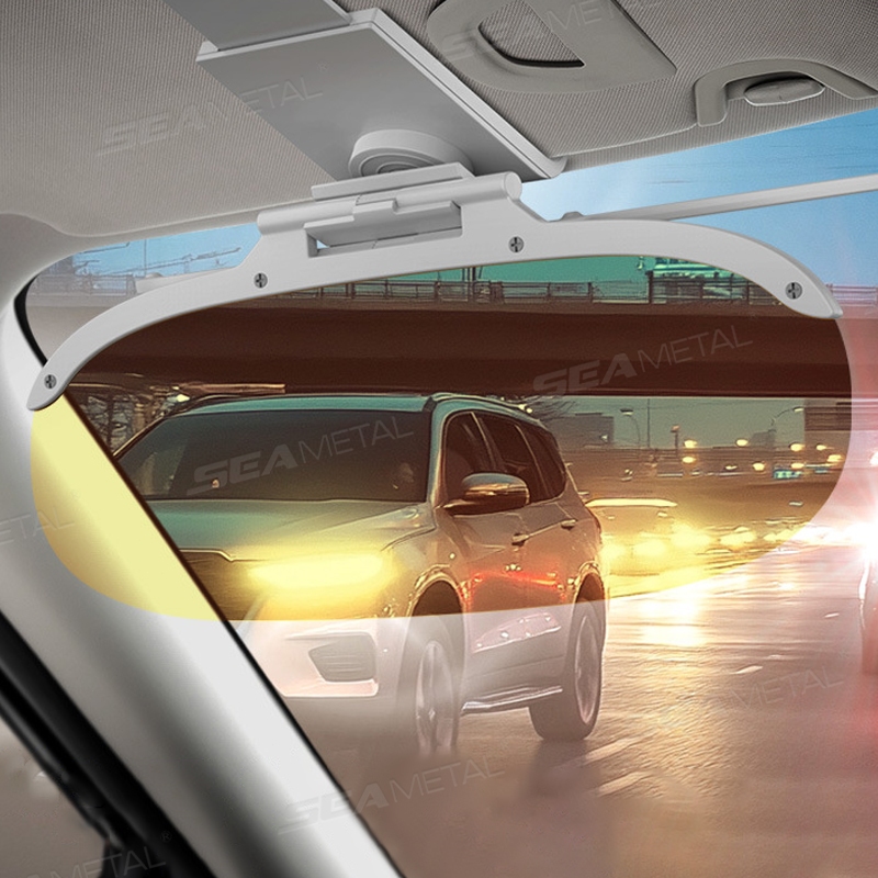 Seametal แผ่นกรองแสง ที่บังแดดหน้ารถยนต์ รุ่น HD วิสัยทัศน์ ขับรถ 360 หมุนได้ แผ่นกันแดดกลางวัน