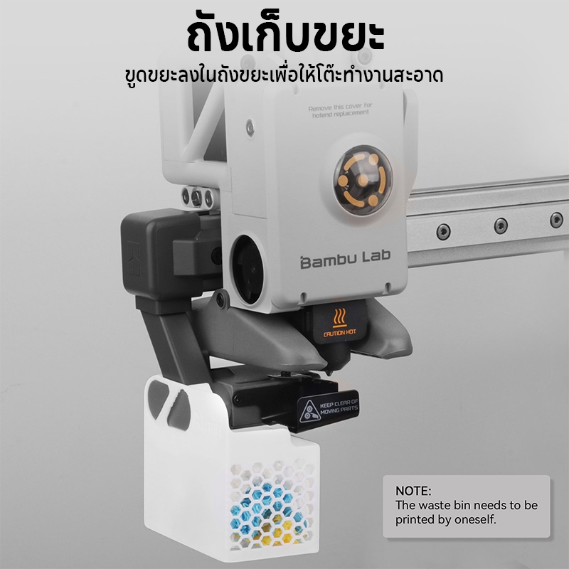 Bambu Lab 3D Printer AMS Filament การประกอบพวยกา for Bambu Lab A1 & A1 Mini 3D Printers 3D185