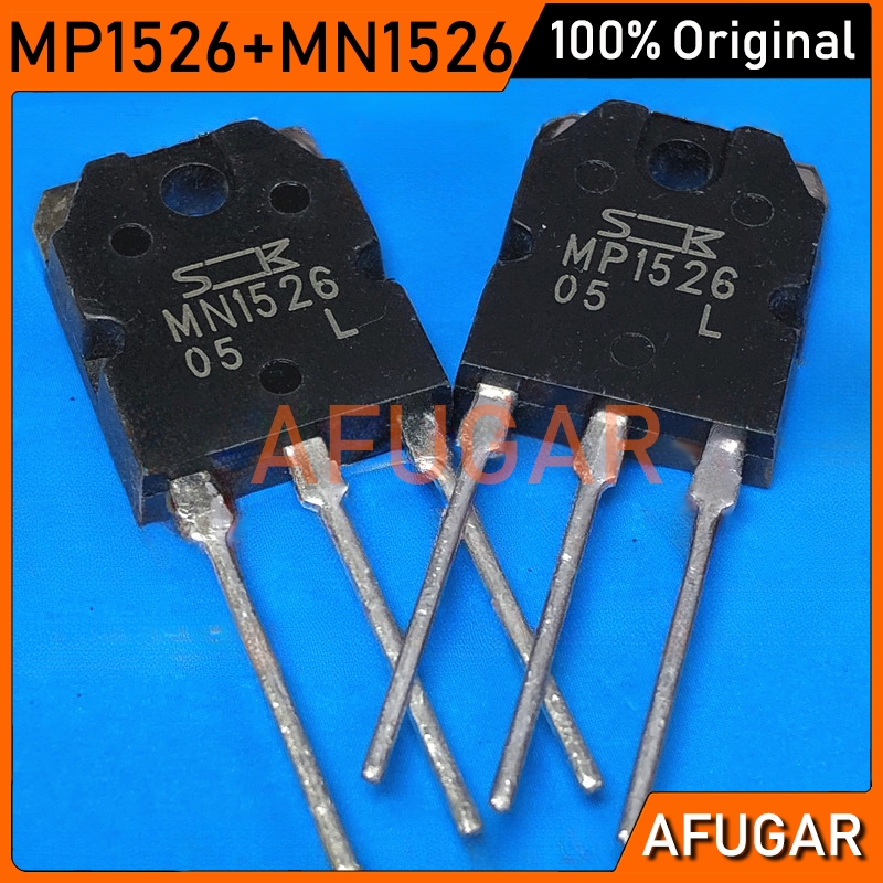 2 คู่เดิม (MP1526+MN1526) TO-3P ทรานซิสเตอร์หลอดเครื่องขยายเสียงกําลังสูง