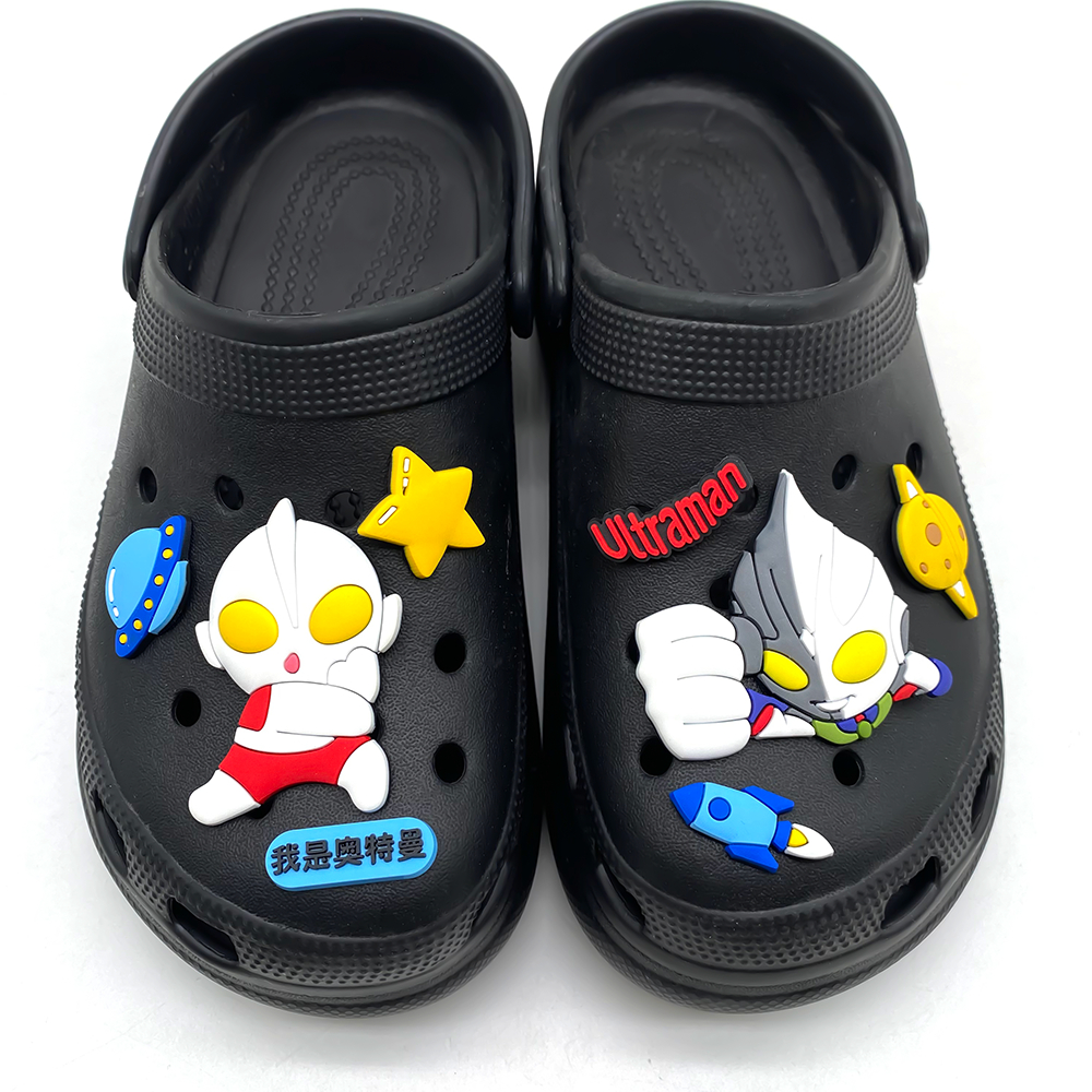 เสน่ห์รองเท้า 24 เครื่องประดับลายอุลตร้าแมน อุปกรณ์เสริมพีวีซีพร้อมปุ่ม - รูปที่ 2