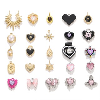 St. kunkka 1 ชิ้น โลหะผสมเพทายจี้ ความรัก ธนู สร้อยคอจี้สําห…