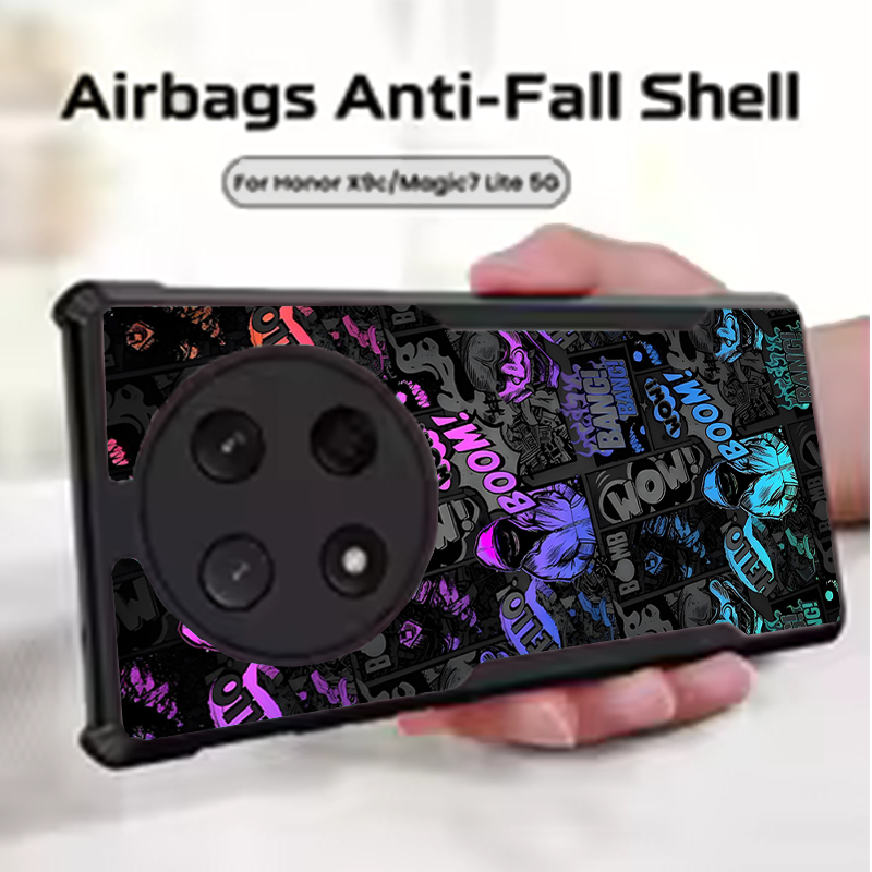 ใหม่กราฟฟิตีแนวโน้มมังงะสไตล์เคสโทรศัพท์Honor X9A X9 X9B X9C X9D X8C X8B X8A X7A X7B X7C X7D X6C X6C