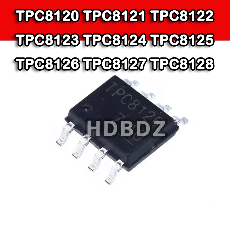 5PCS TPC8120 TPC8121 TPC8122 TPC8123 TPC8124 TPC8125 TPC8126 TPC8127 TPC8128 ชิปการจัดการพลังงาน IC SMD
