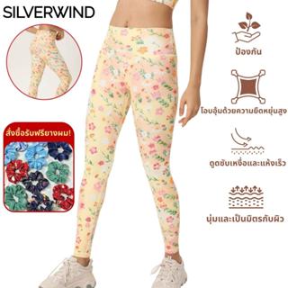 Silverwind Blossom Yellow Flower เลกกิ้งเอวสูงผู้หญิงสําหรับ…