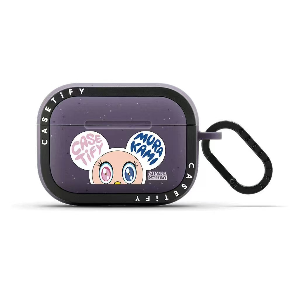 Frosted หูฟัง Shell Street Wear Artist Takashi Murakami เหมาะสําหรับ Apple Airpods 4th Generation/3r