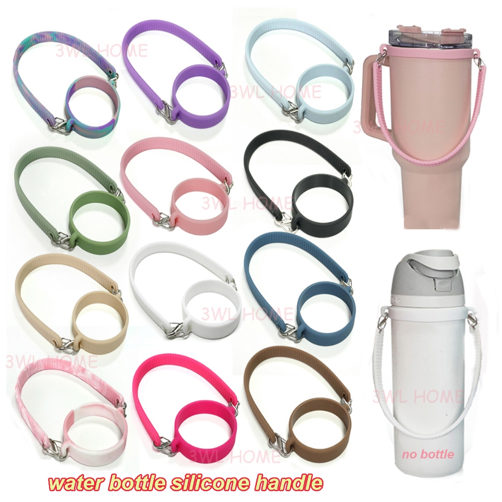Universal ขวดน้ํา Carrier Tumbler ซิลิโคนสายคล้องนุ่มและทนทานแบบพกพาขวดน้ําสลิงเหมาะกับส่วนใหญ่ 8-40oz Tumbler Owala สายคล้องขวดน้ํา Accsies