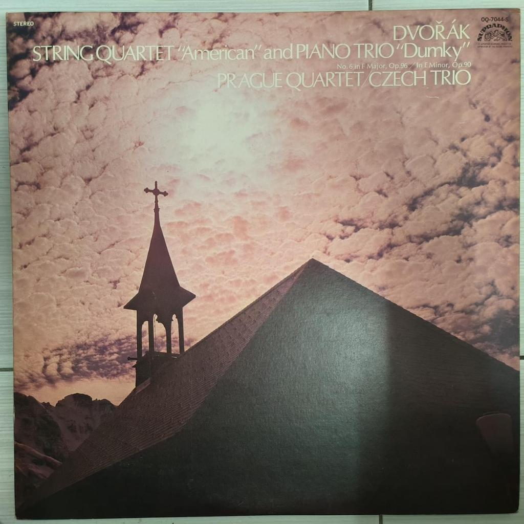 เช็ก Trio/Prague Quartet Dvorak: String Quartet "Amerika"/Piano Trio vinyl lp