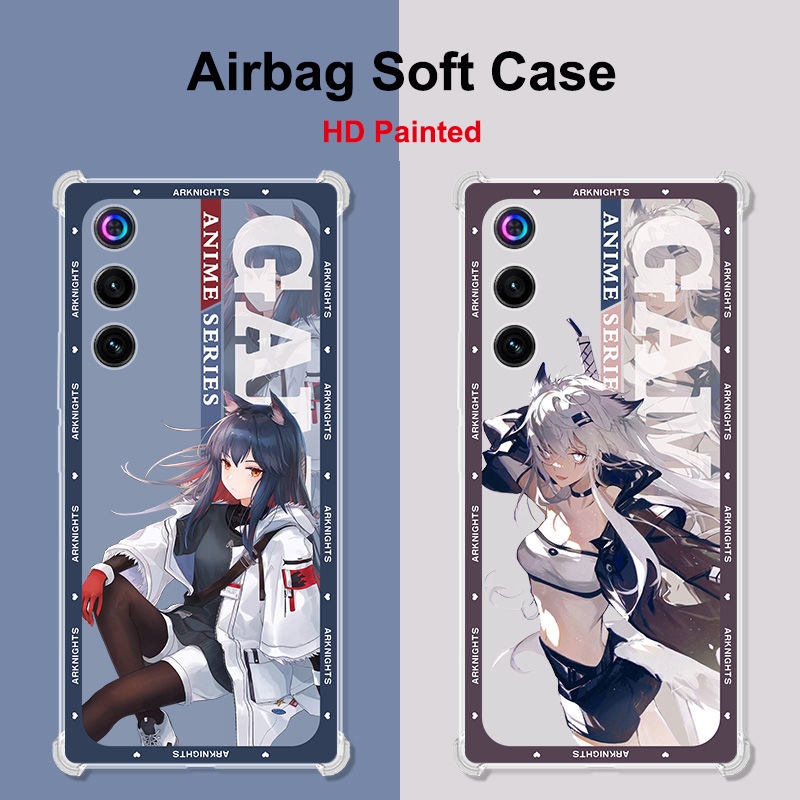 Anti-fall สําหรับ Nubia Red Magic 10 Air Slim Soft TPU โปร่งใสสําหรับ Nubia NX789J กันกระแทกสีแดง Ma