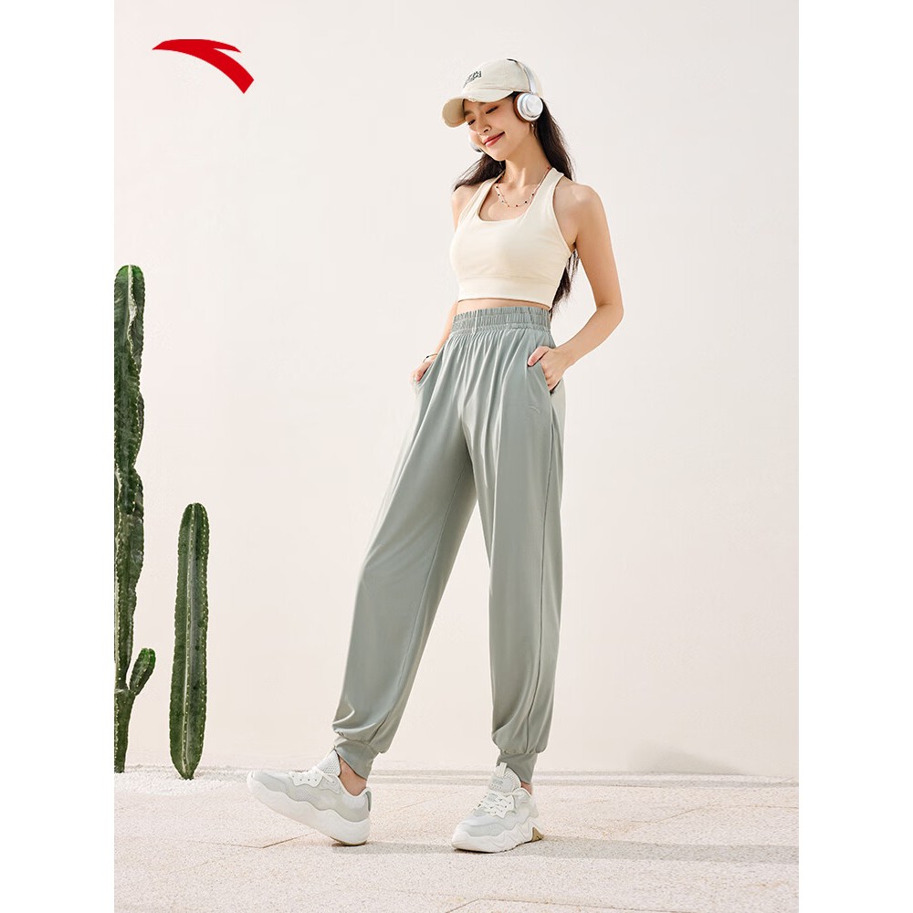 Anta ผู้หญิงการฝึกอบรมกางเกงกีฬาถัก 962527301