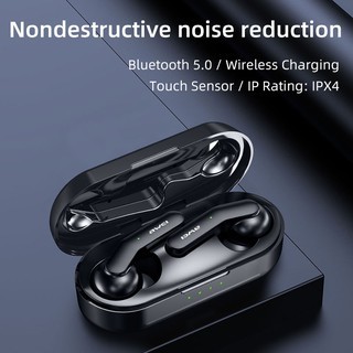 Awei T10C หูฟังบลูทูธไร้สาย TWS Bluetooth Earphone เสียงเบสหนัก ด้วยไมโครโฟนมีไมค์